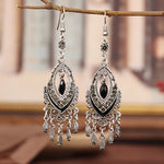 Load image into Gallery viewer, Bohemian Ethnic Rhinestone Acrylic Drop Earrings
