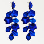 Load image into Gallery viewer, Dark Blue Series Long Dangle Drop Earrings
