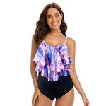 Load image into Gallery viewer, Ruffled Tankini Set
