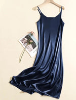 Load image into Gallery viewer, Adjustable Strap Satin Maxi
