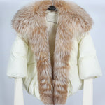 Load image into Gallery viewer, Women&#39;s Warm Oversized Fox Fur Jacket
