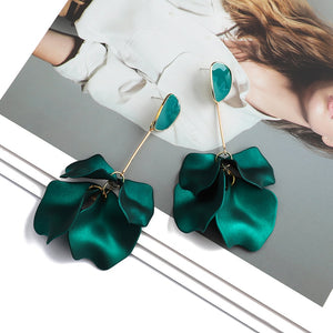 Petal Dangle Drop Earrings