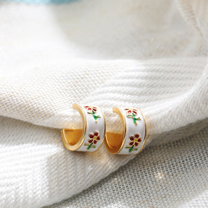 Vintage Cute Flower Earrings