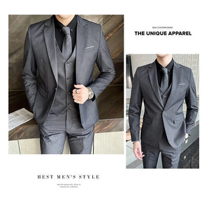 Men's Formsl Business Suit Three OR Two Piece Set