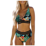 Load image into Gallery viewer, Women&#39;s mid Waisted 2 Piece Bathing Suit
