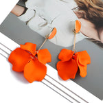 Load image into Gallery viewer, Petal Dangle Drop Earrings
