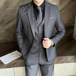 Load image into Gallery viewer, Men&#39;s Formsl Business Suit Three OR Two Piece Set
