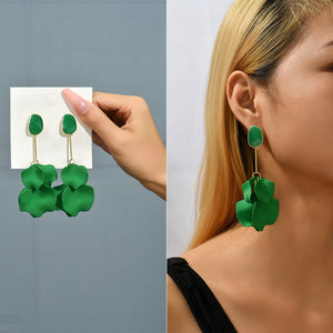 Petal Dangle Drop Earrings