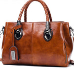 Load image into Gallery viewer, Vintage Oil Wax leather handbag
