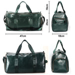 Load image into Gallery viewer, Gym PU Leather Duffle Shoulder Bag

