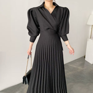 Ladies Pleated Dress