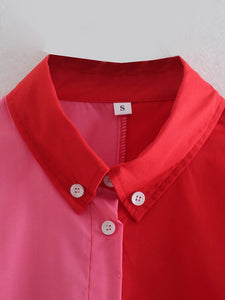 Women's twin colour shirt