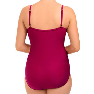 Plu Size Ruffle One Piece Swimsuit