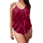 Load image into Gallery viewer, Plu Size Ruffle One Piece Swimsuit
