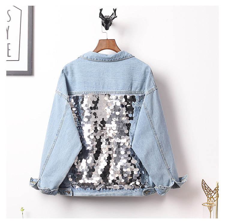 Women's Sequins Denim Jackets