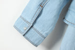 Load image into Gallery viewer, Denim Shirt Short Sleeve
