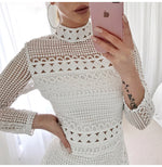 Load image into Gallery viewer, Lace Hollow Out Dress
