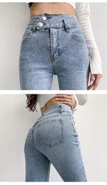 Load image into Gallery viewer, High Waist Denim jeans
