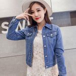 Load image into Gallery viewer, Women&#39;s Solid Denim Jacket
