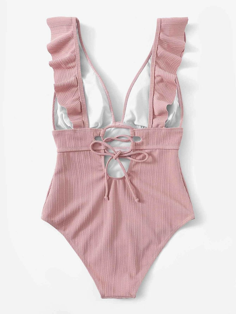 Ruffle pastel Swimsuit