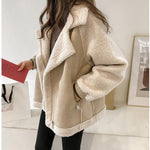 Load image into Gallery viewer, Women&#39;s Faux Suede Winter Jacket
