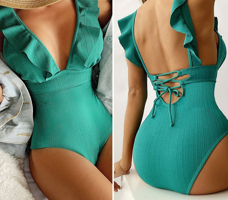 Ruffle pastel Swimsuit